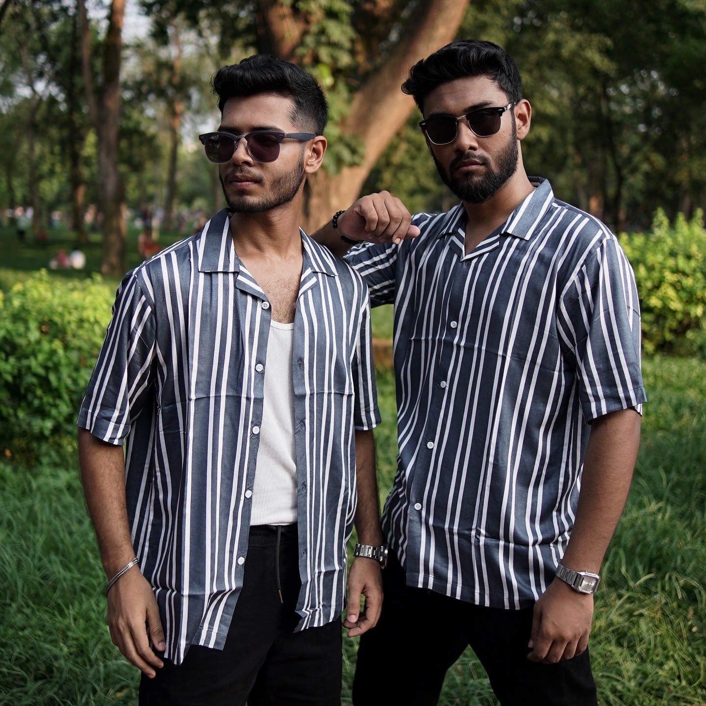 Cuban collar shirt