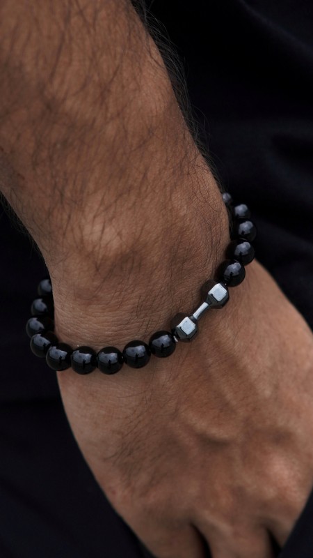 Dumbbell bracelet