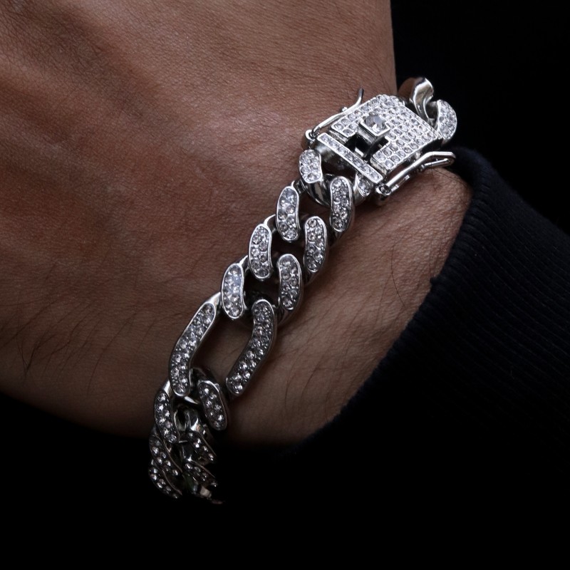 Icy Figaro bracelet
