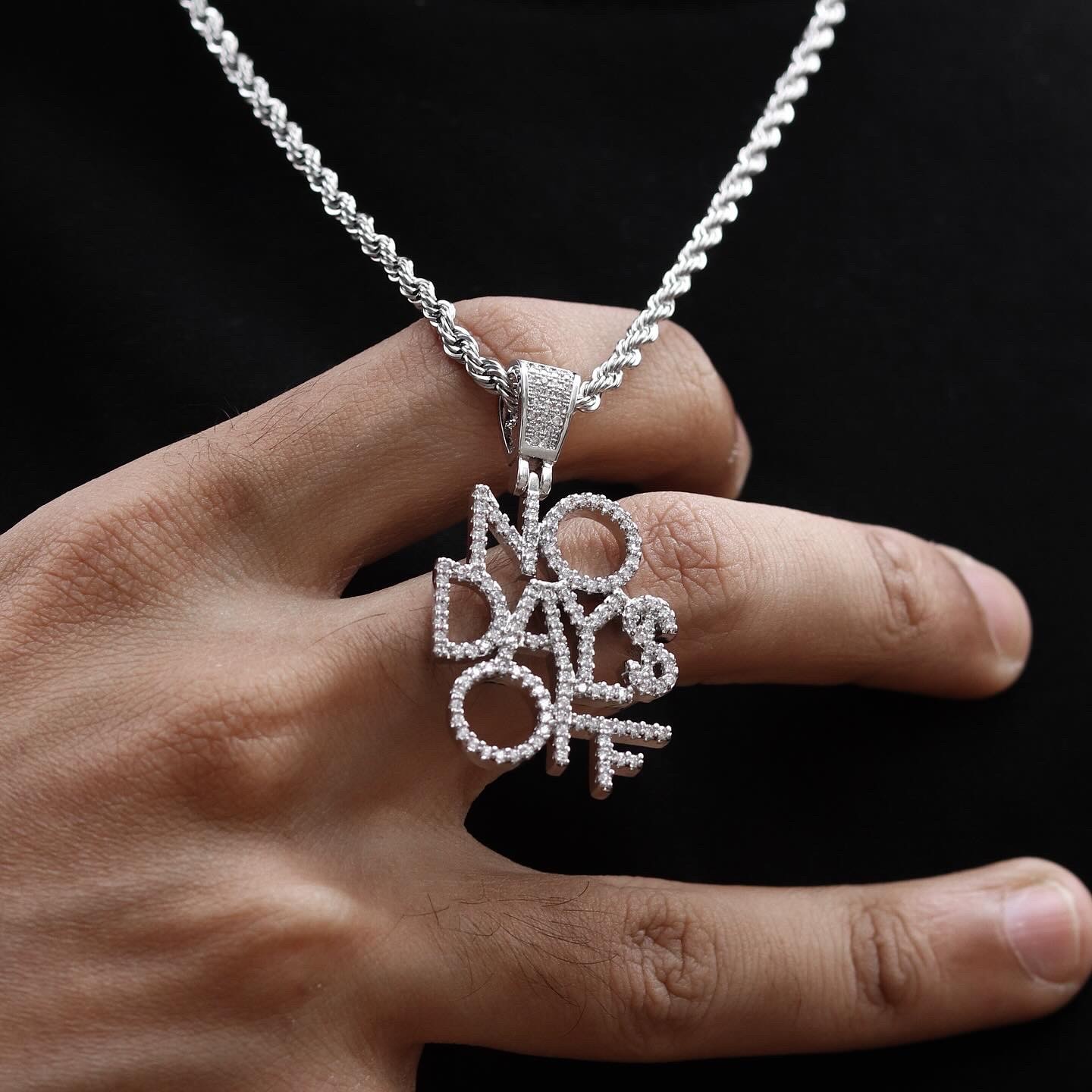 No days off pendant chain