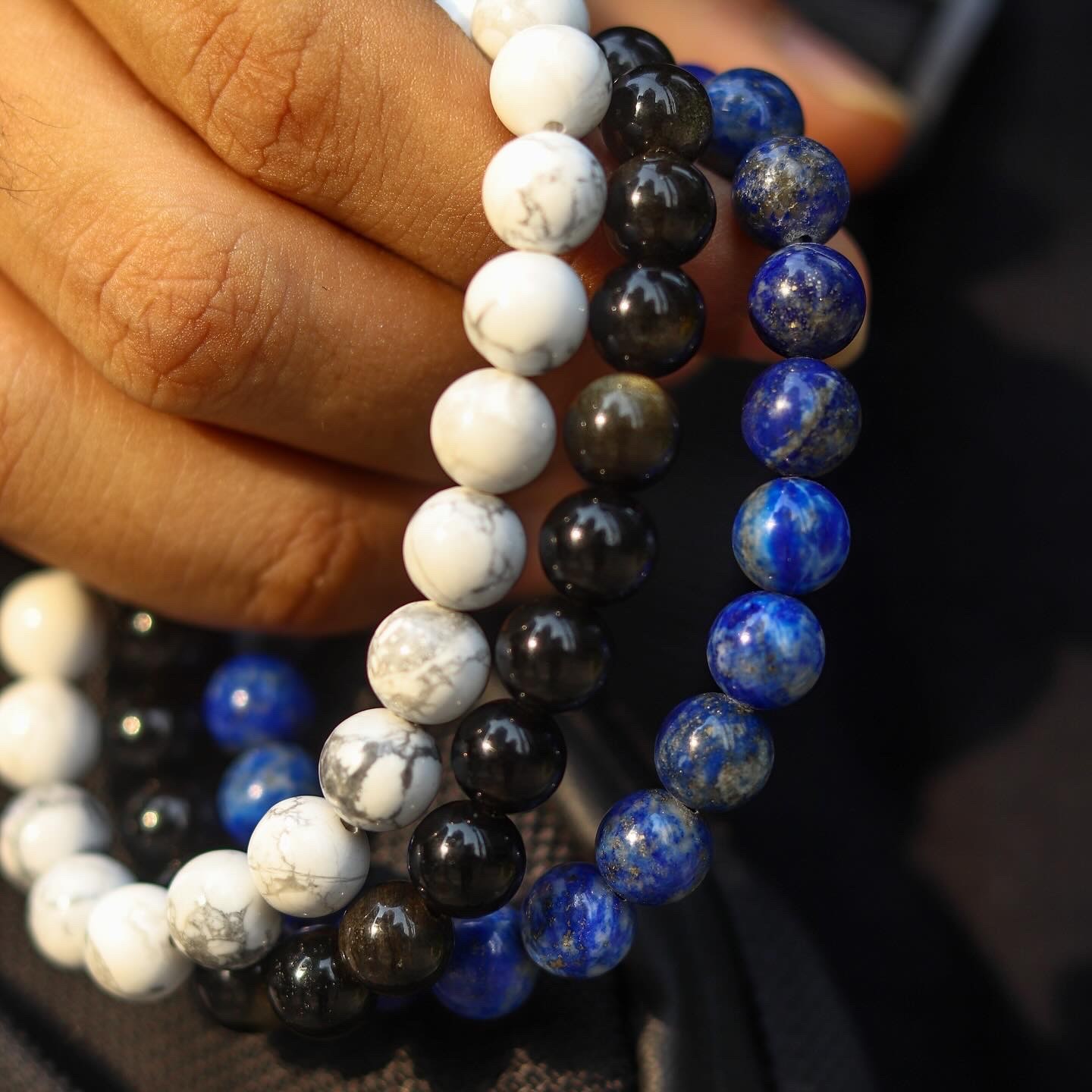 Gemstone beads bracelet